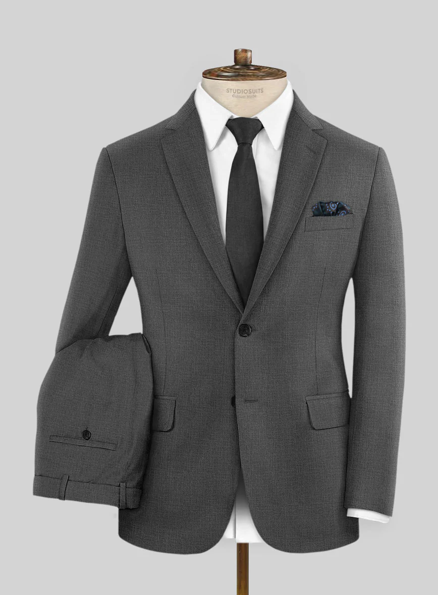 Napolean Timeless Gray Glen Suit - Image 2