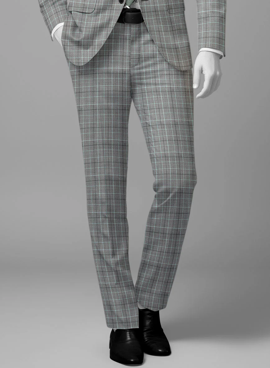 Napolean Tonia Gray Wool Suit - Image 6