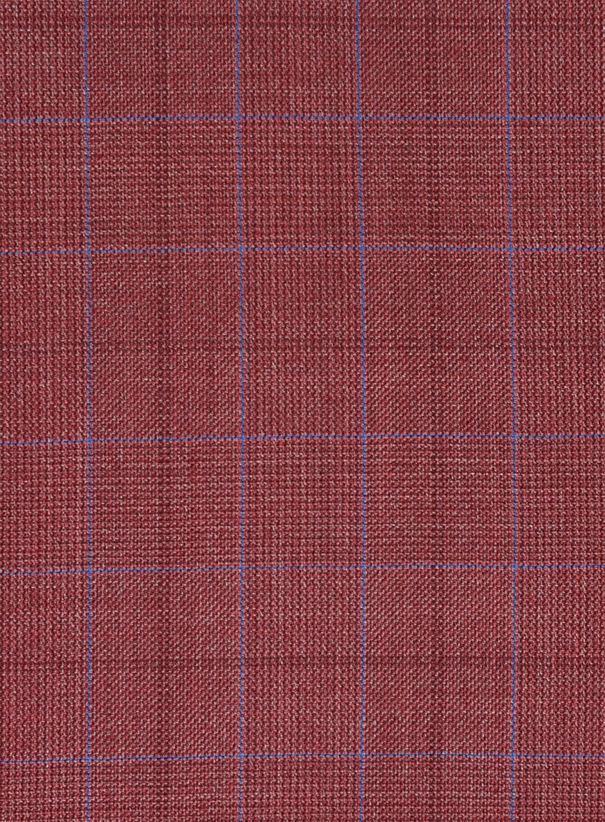 Napolean Tonia Red Wool Pants - Image 3