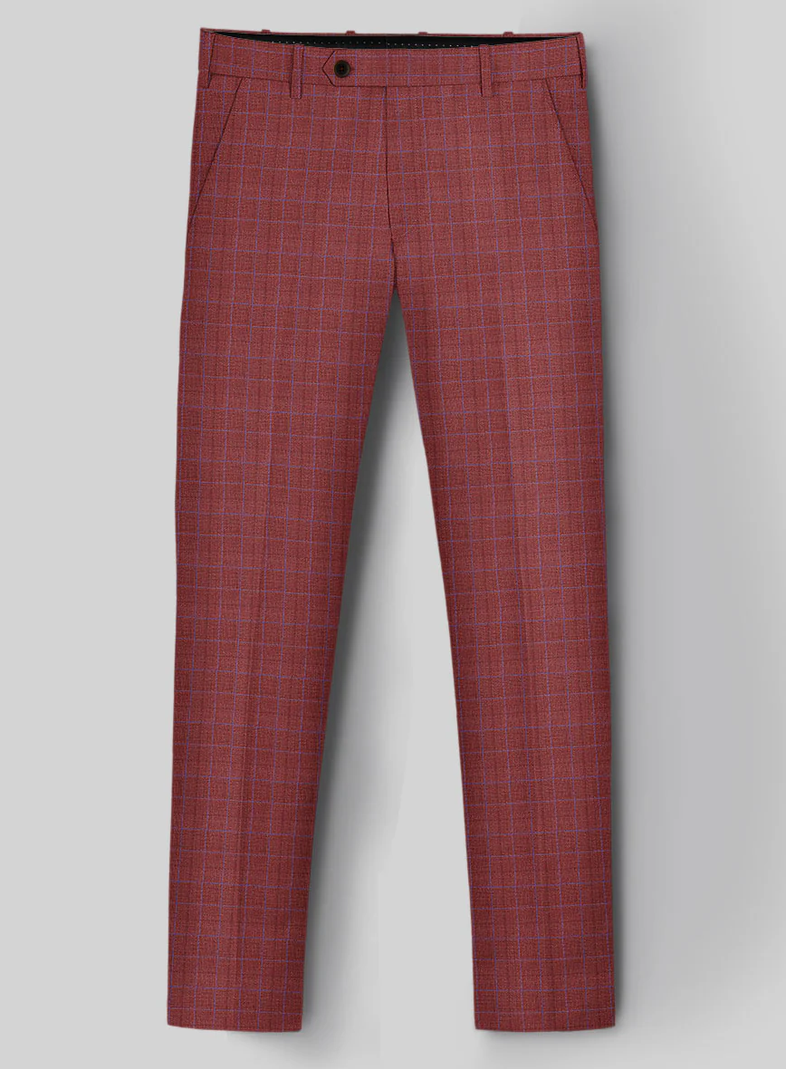 Napolean Tonia Red Wool Suit - Image 5