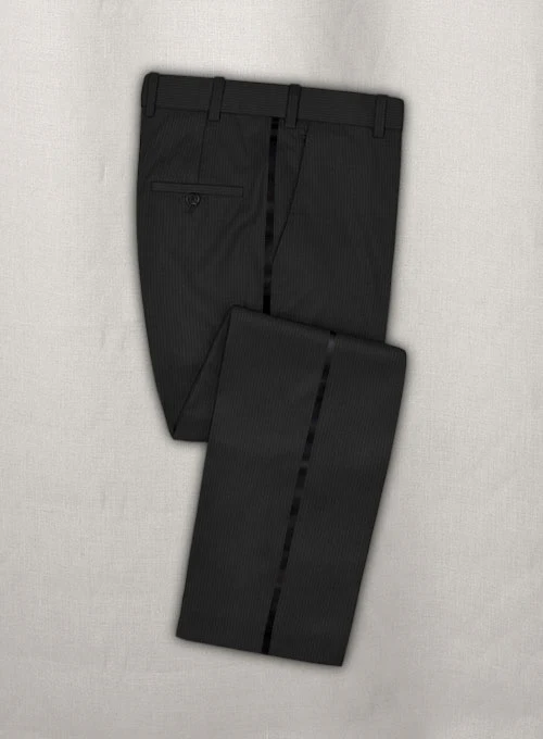 Napolean Twilight Black Wool Tuxedo Suit - Image 4