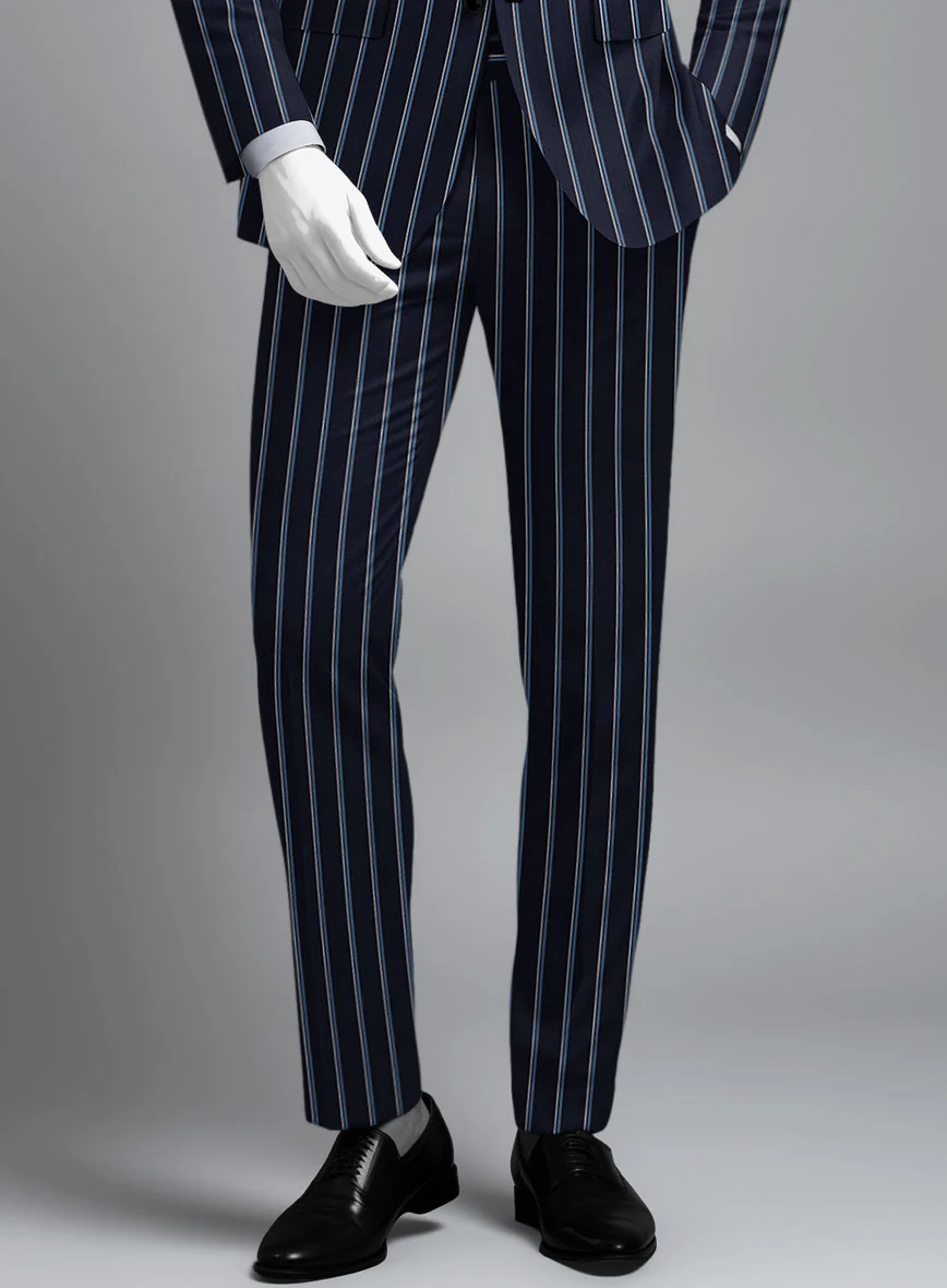 Napolean Vanda Navy Blue Wool Suit - Image 4