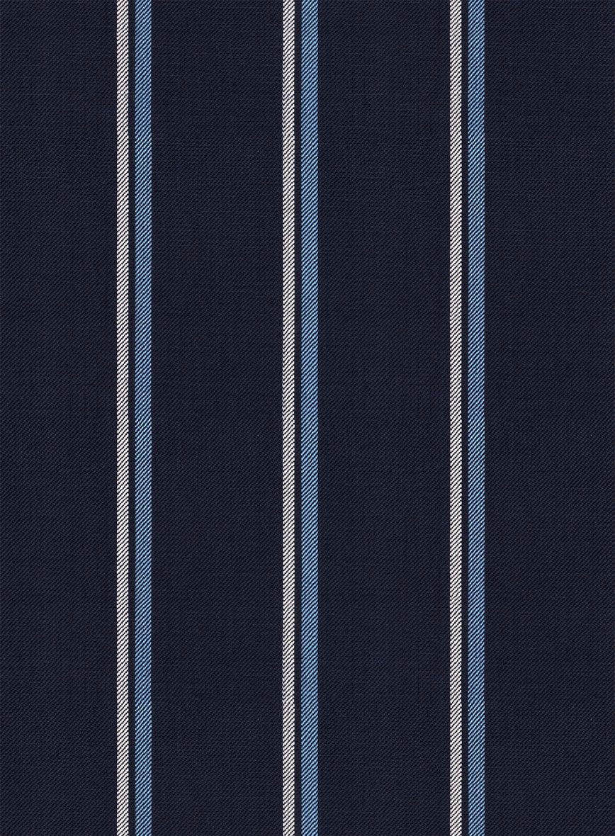 Napolean Vanda Navy Blue Wool Suit - Image 7
