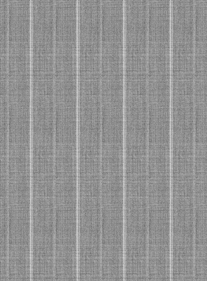Napolean Vessaro Stripe Gray Wool Jacket - Image 3