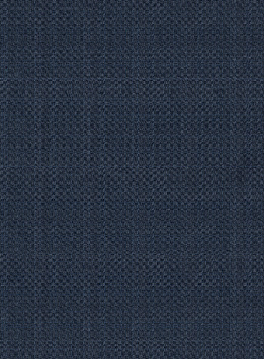 Napolean Vintage Blue Check Jacket - Image 2