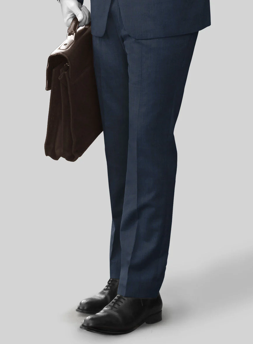 Napolean Vintage Blue Check Pants - Image 2