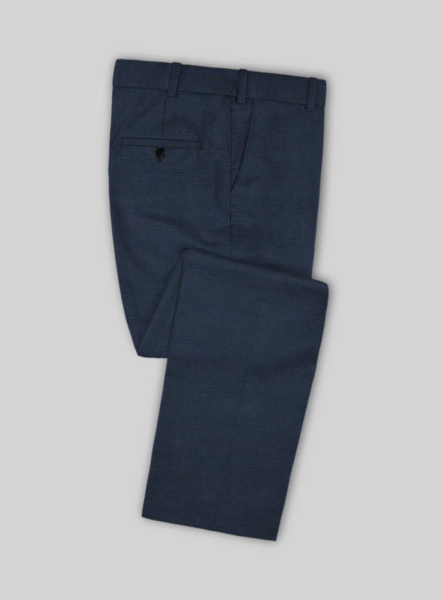 Napolean Vintage Blue Check Suit - Image 4