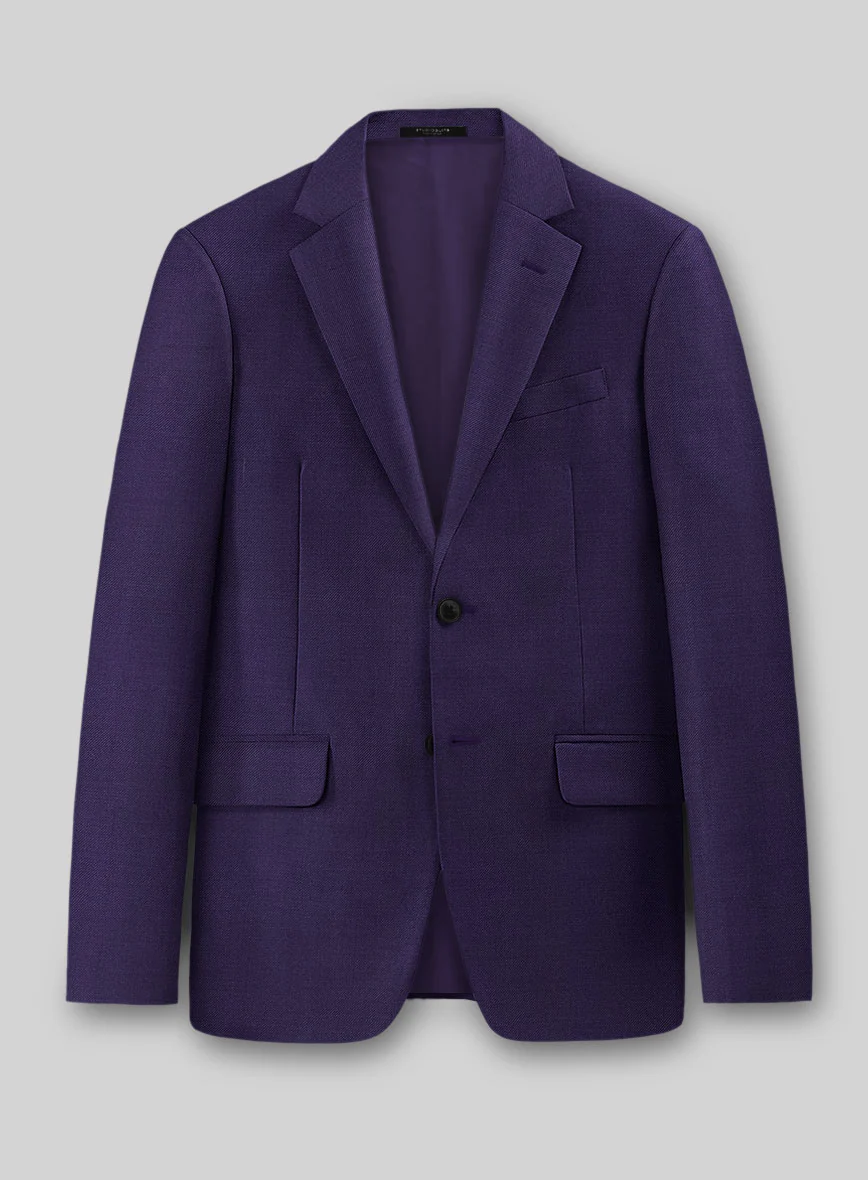 Napolean Violet Wool Suit - Image 3