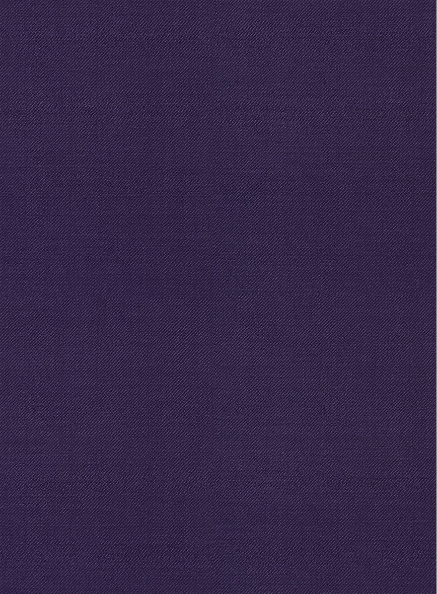 Napolean Violet Wool Tuxedo Jacket - Image 2
