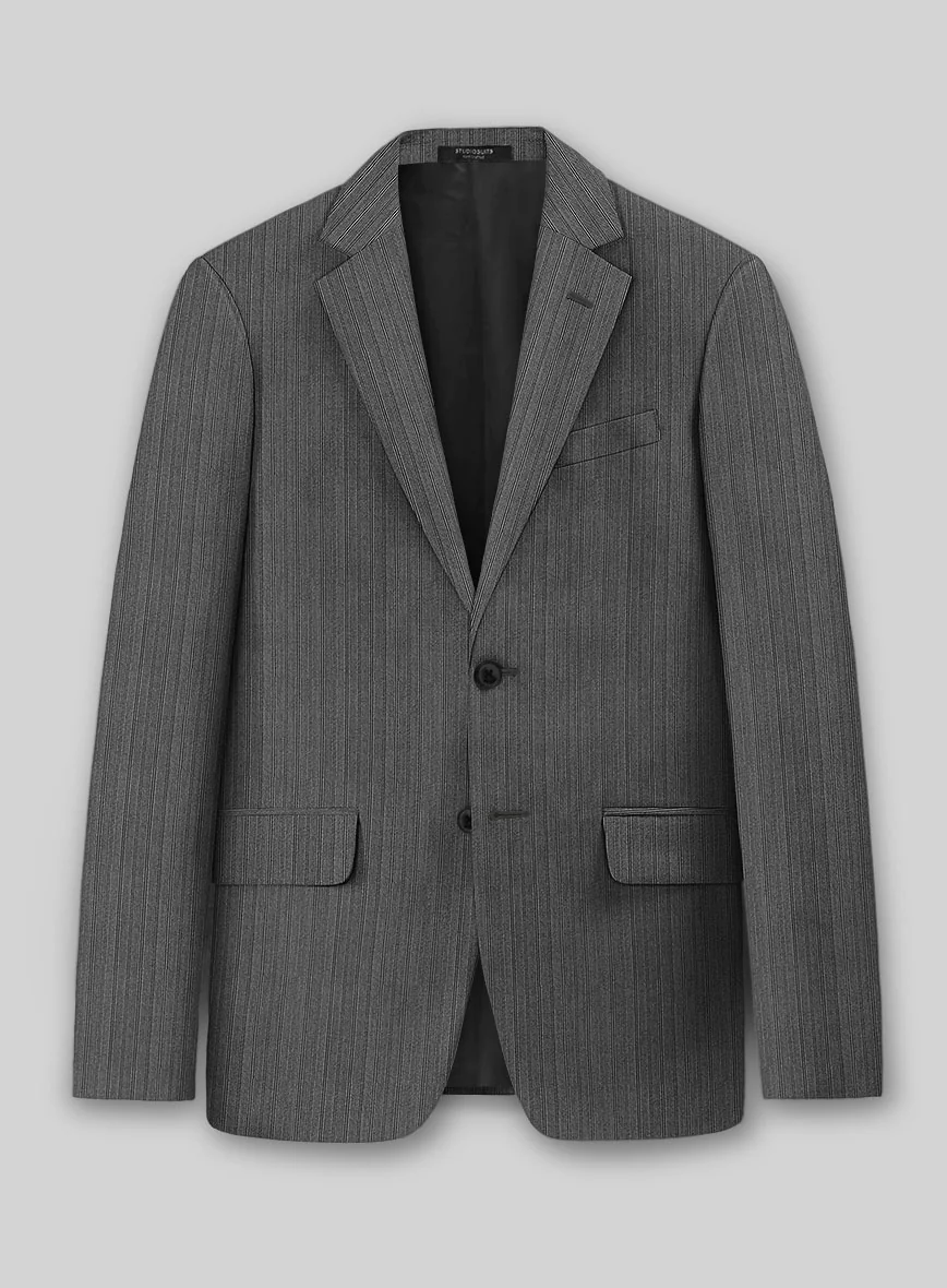 Napolean Vistano Stripe Wool Suit - Image 2