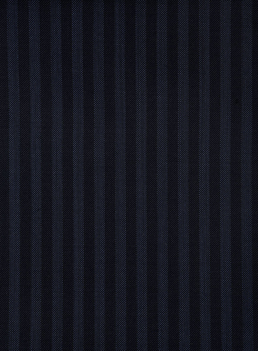 Napolean Vittore Stripe Ink Blue Wool Suit - Image 6