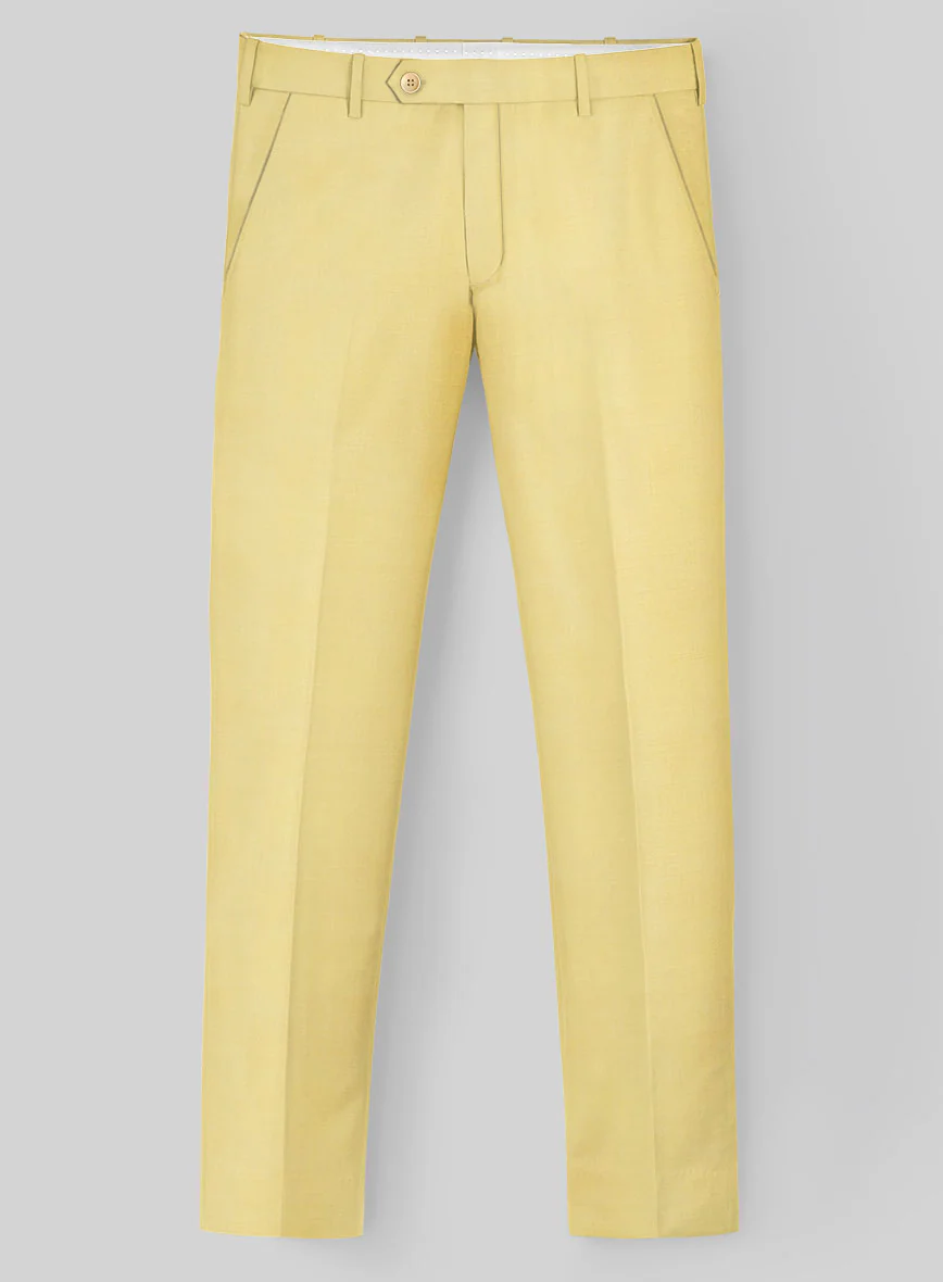 Napolean Yellow Wool Suit - Image 6