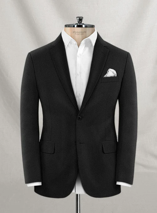 Napolean York Black Wool Suit - Image 3