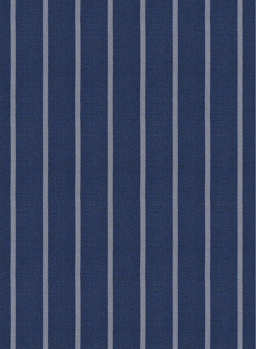 Napolean Zole Stripe Blue Wool Jacket - Image 2