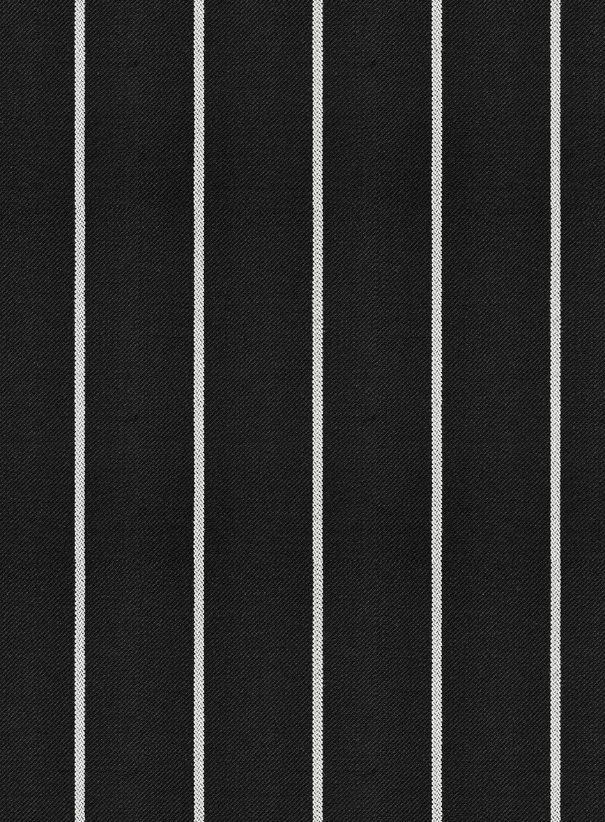 Napolean Zumel Stripe Black Wool Jacket - Image 3