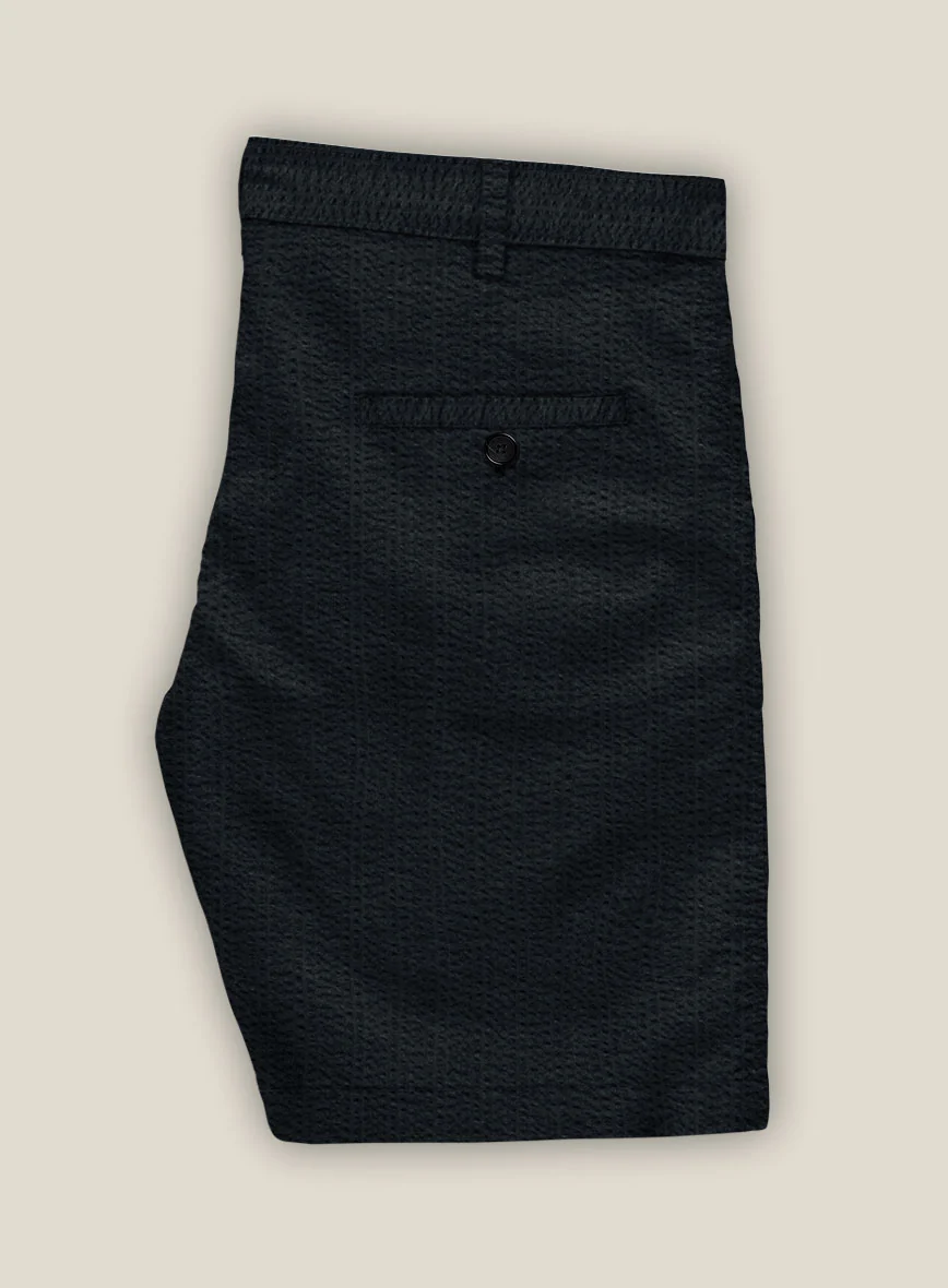 Navy Seersucker Shorts - Image 3