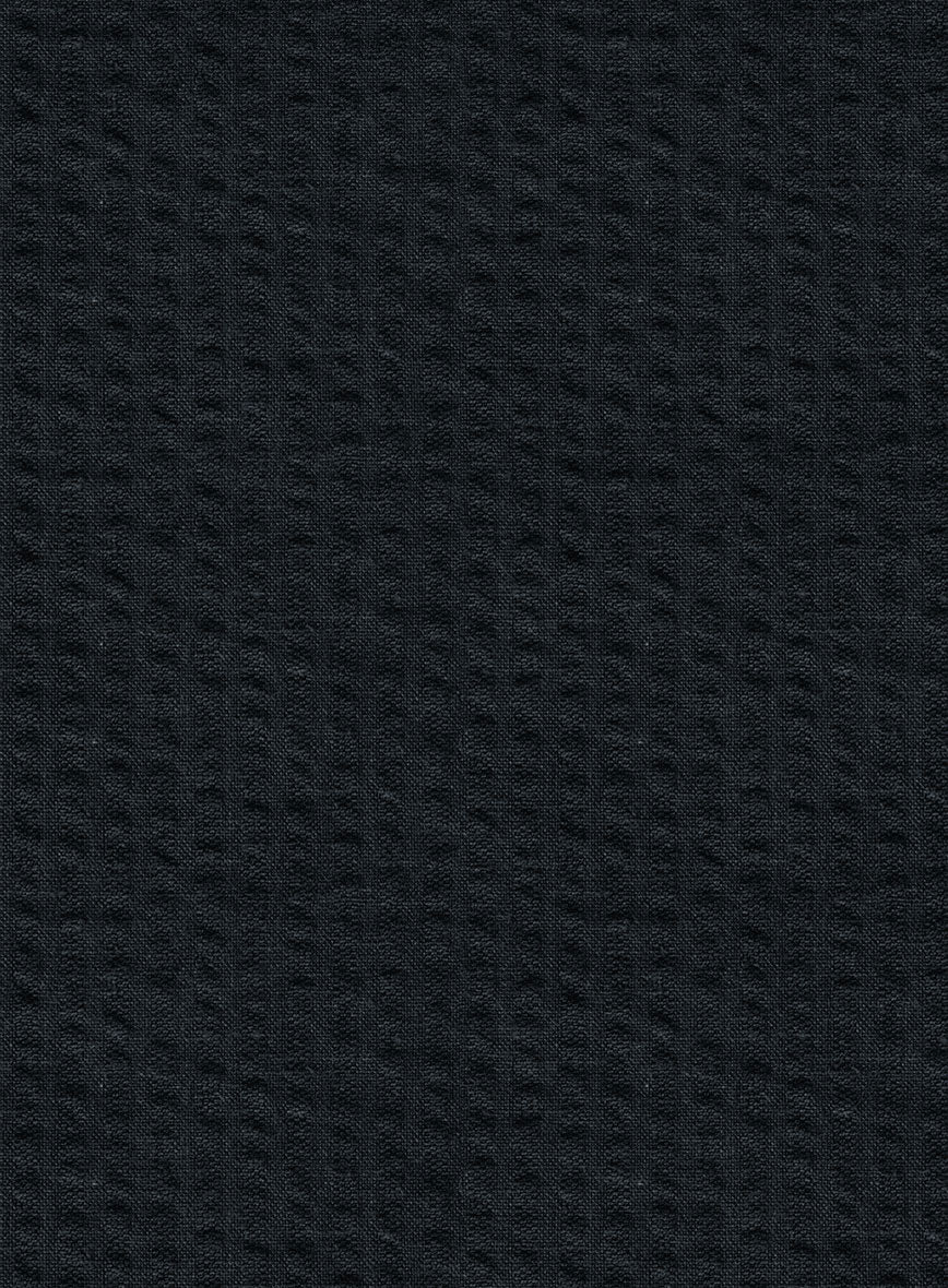 Navy Seersucker Shorts - Image 5