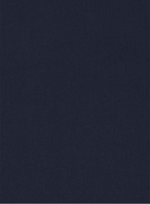 Navy Stretch Twill Shirt - Image 3