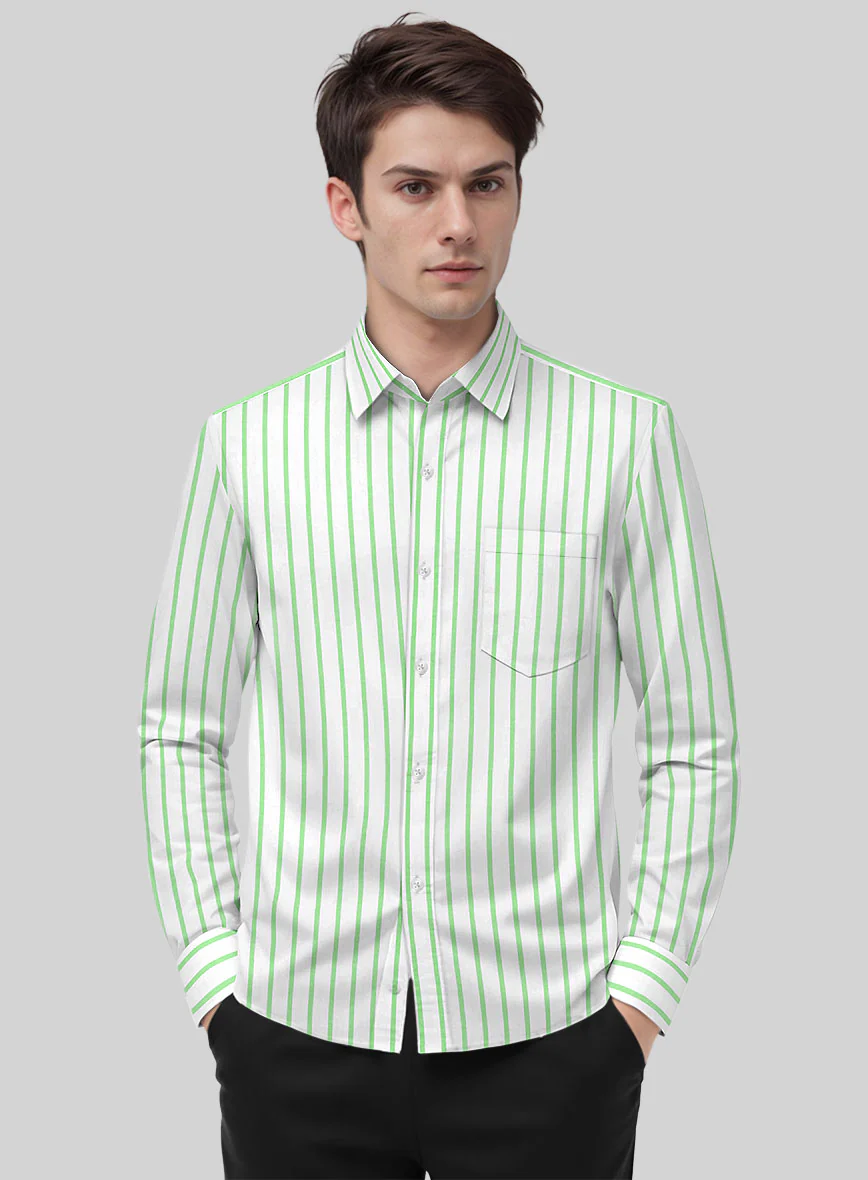 Neon Leafline Cotton Shirt - Image 2