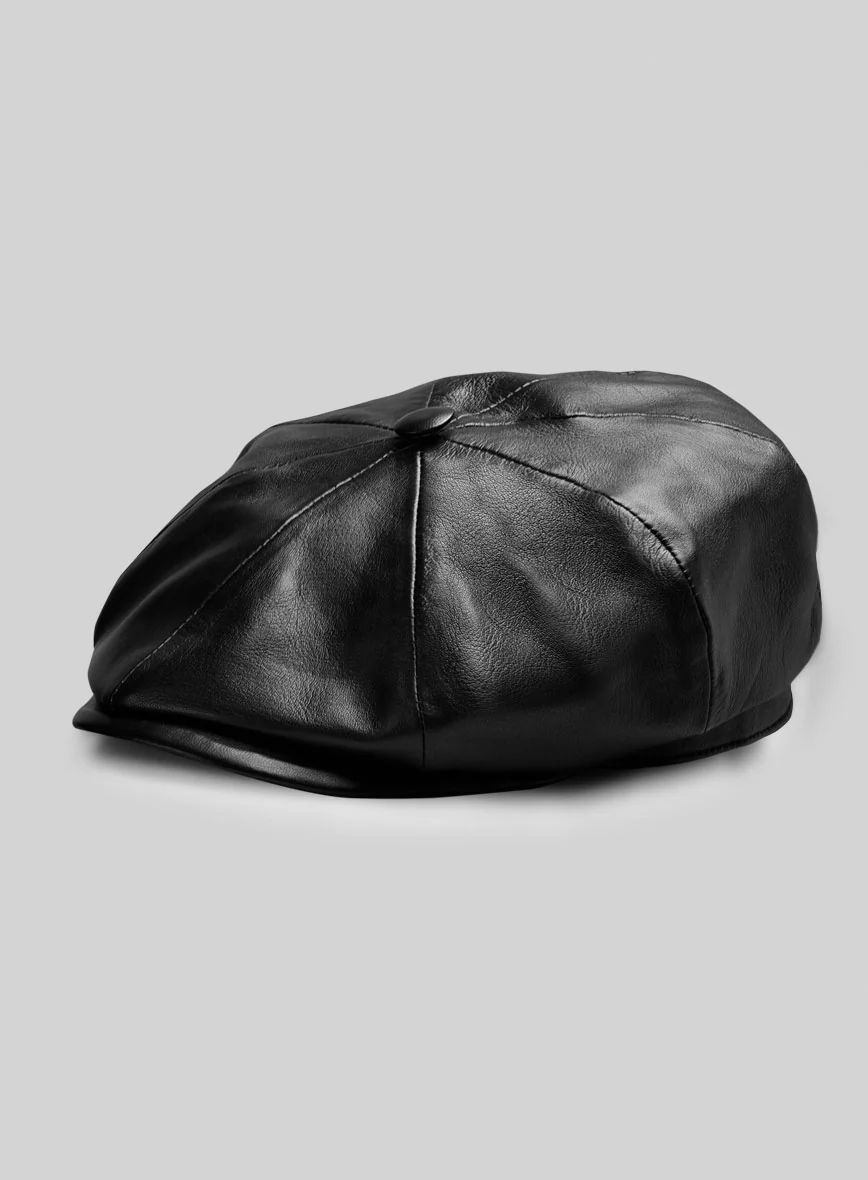 Newsboy Leather Cap - Image 4