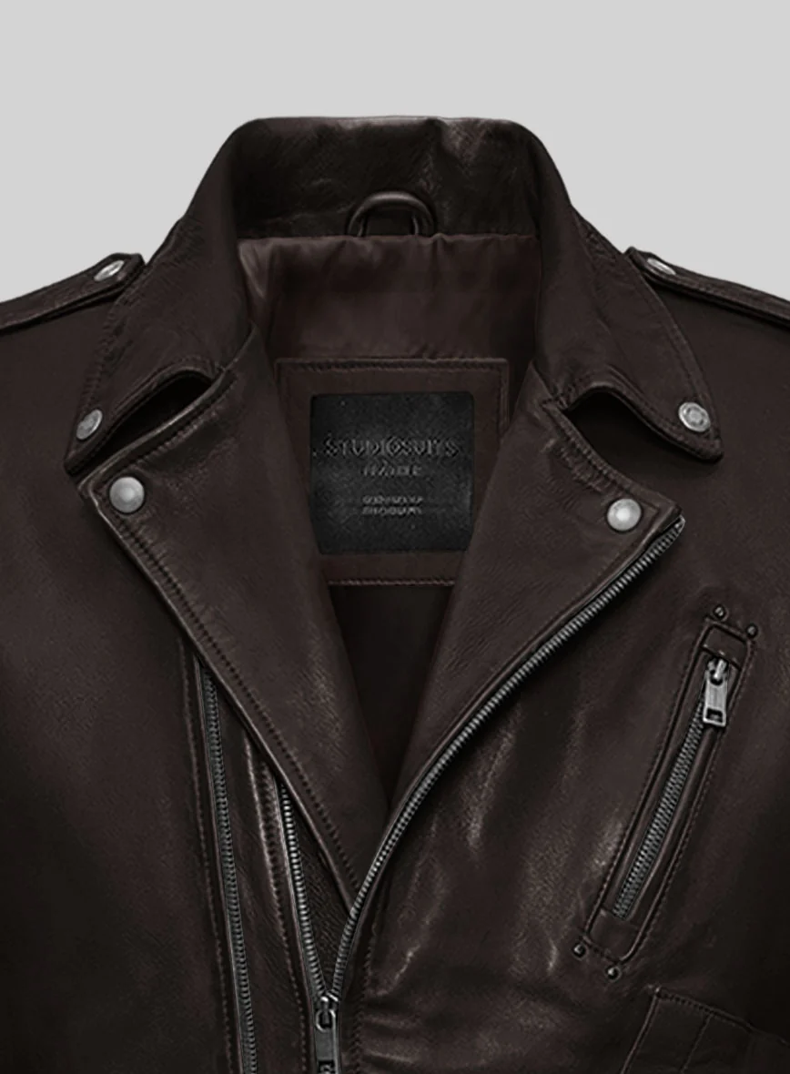 Nobelvalor Brown Rider Leather Jacket - Image 2