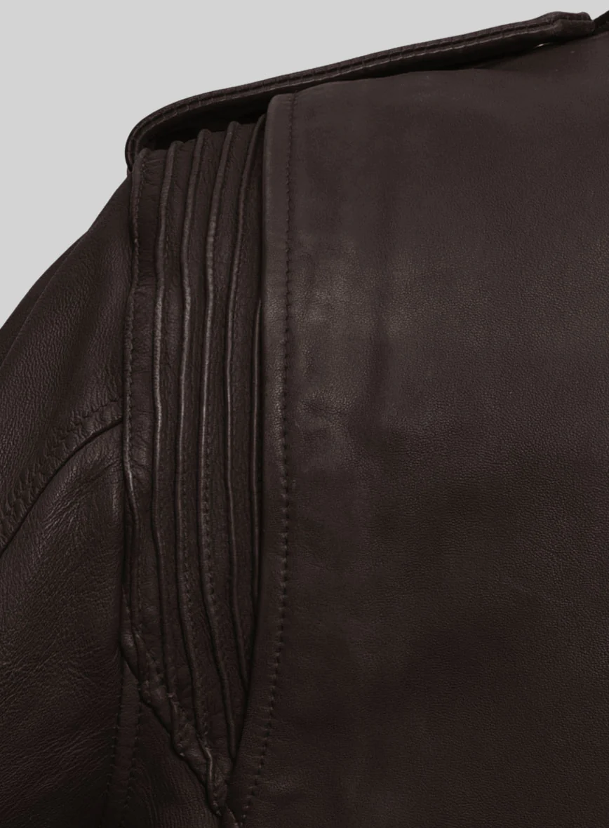Nobelvalor Brown Rider Leather Jacket - Image 4