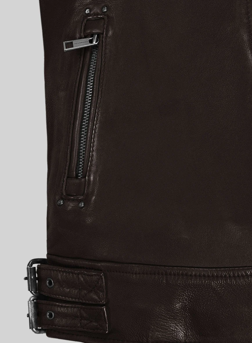 Nobelvalor Brown Rider Leather Jacket - Image 6