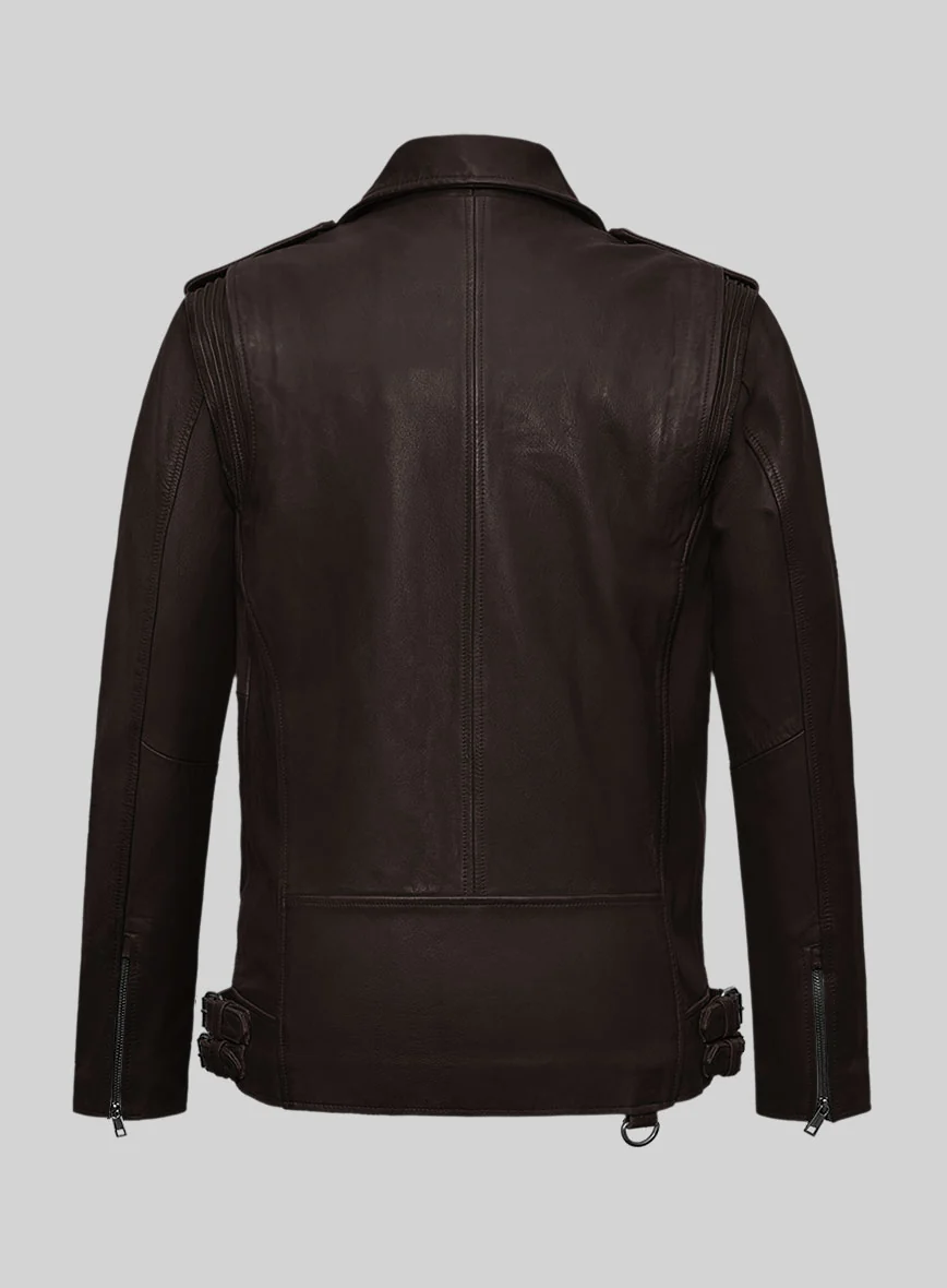 Nobelvalor Brown Rider Leather Jacket - Image 7