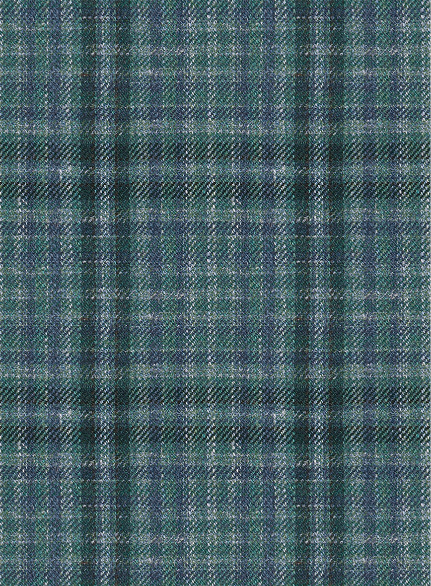 Noble Lucinda Check Wool Silk Linen Suit - Image 6