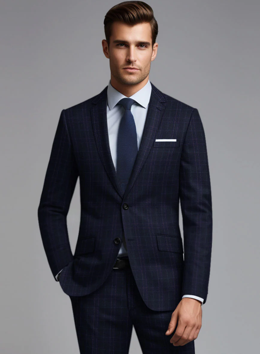Noble Maddalena Blue Wool Jacket - Image 2