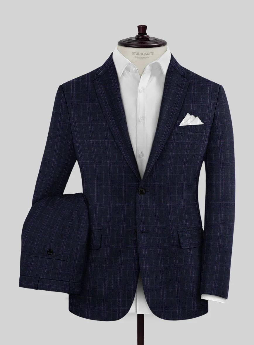 Noble Maddalena Blue Wool Suit - Image 2
