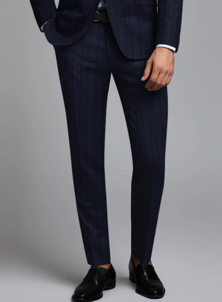 Noble Maddalena Blue Wool Suit - Image 5