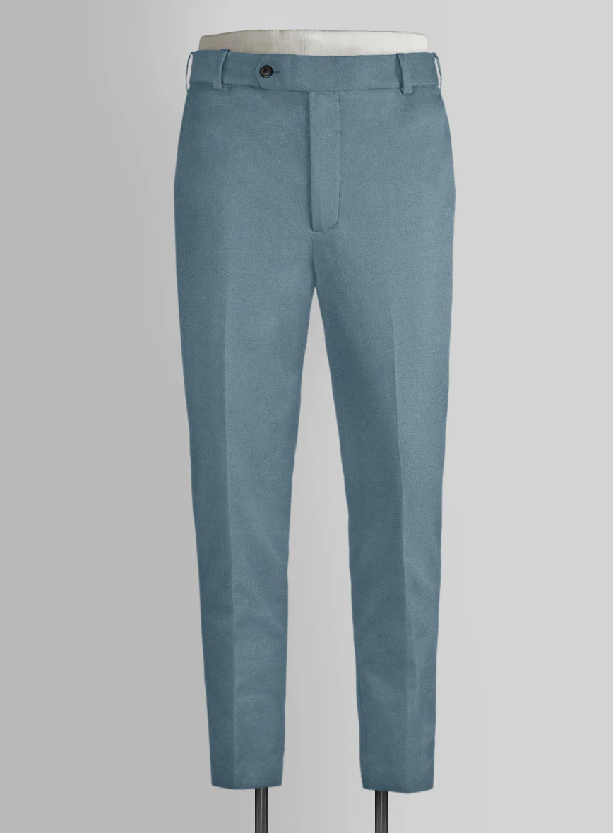 Nord Blue Feather Cotton Canvas Stretch Suit - Image 4