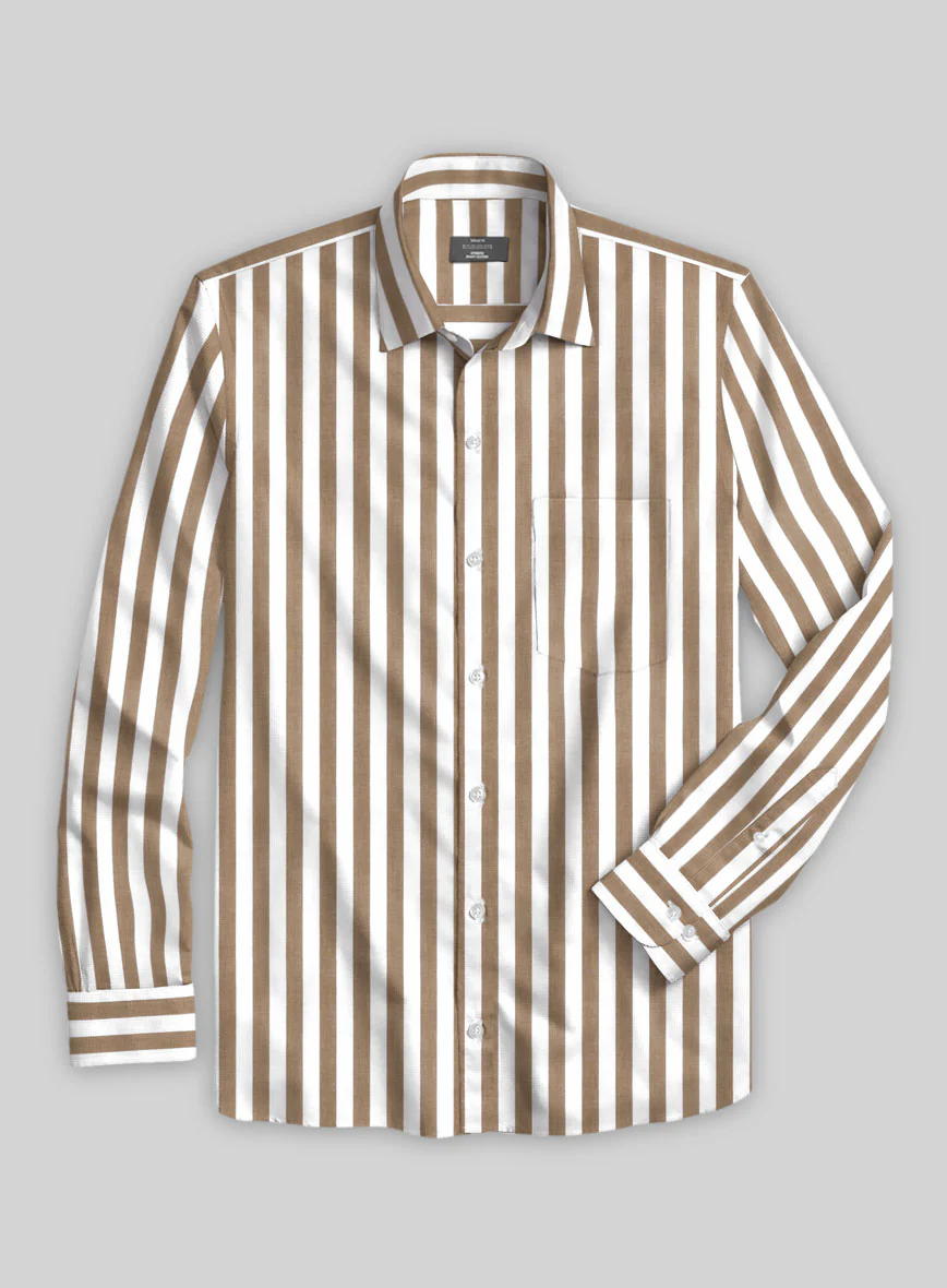 Oatstripe Organic Cotton Shirt - Image 3