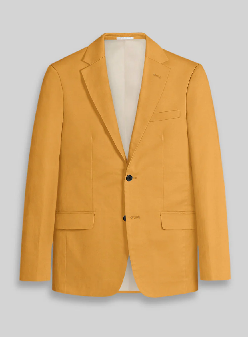 Ochre Napoli Stretch Light Weight Cotton Jacket