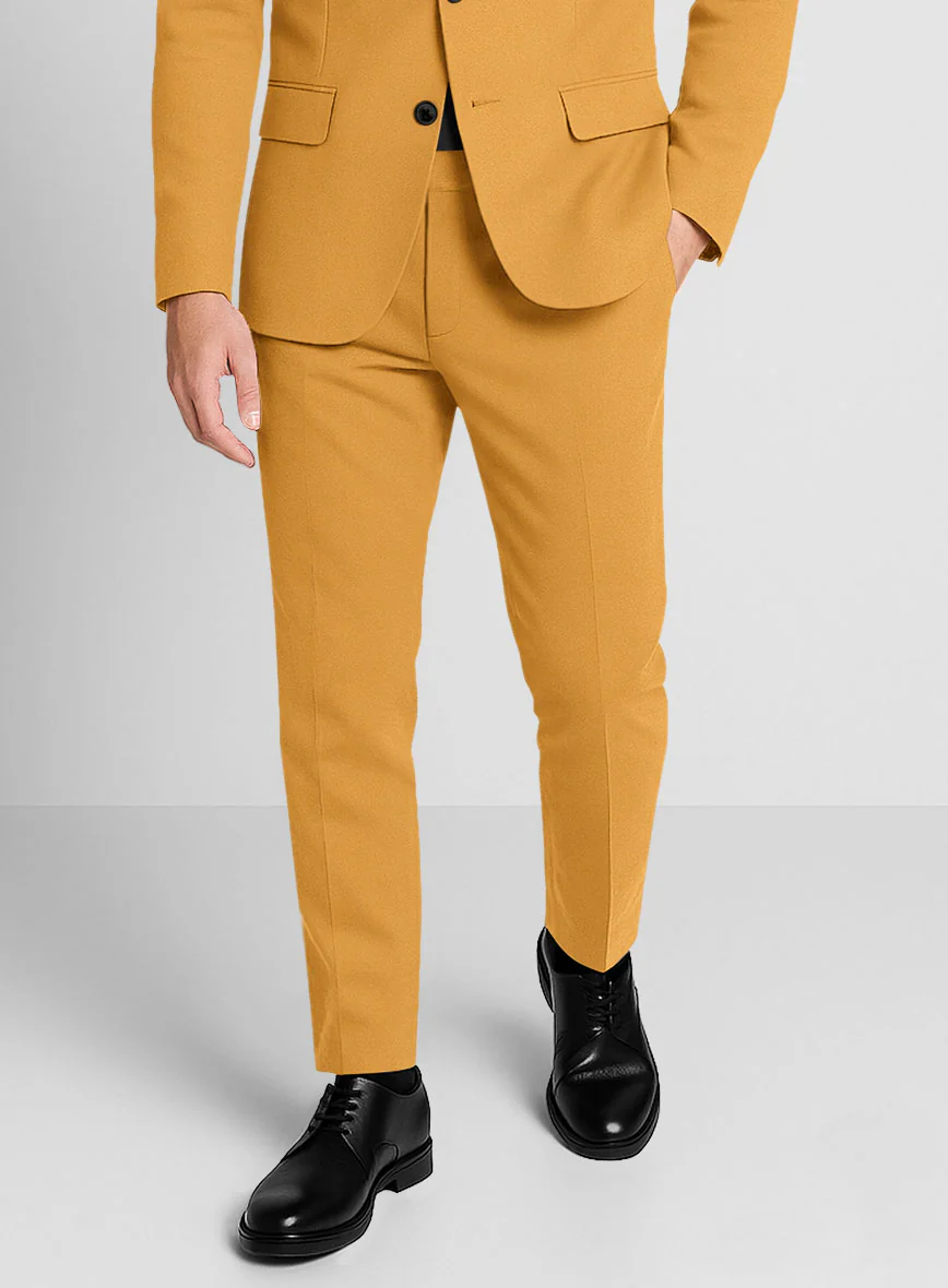 Ochre Napoli Stretch Light Weight Cotton Pants - Image 2