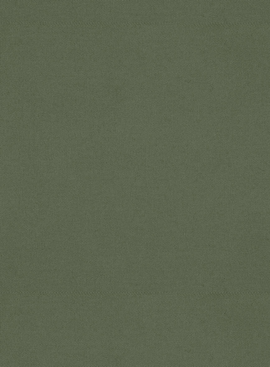Olive Green Cotton Pants - Image 3