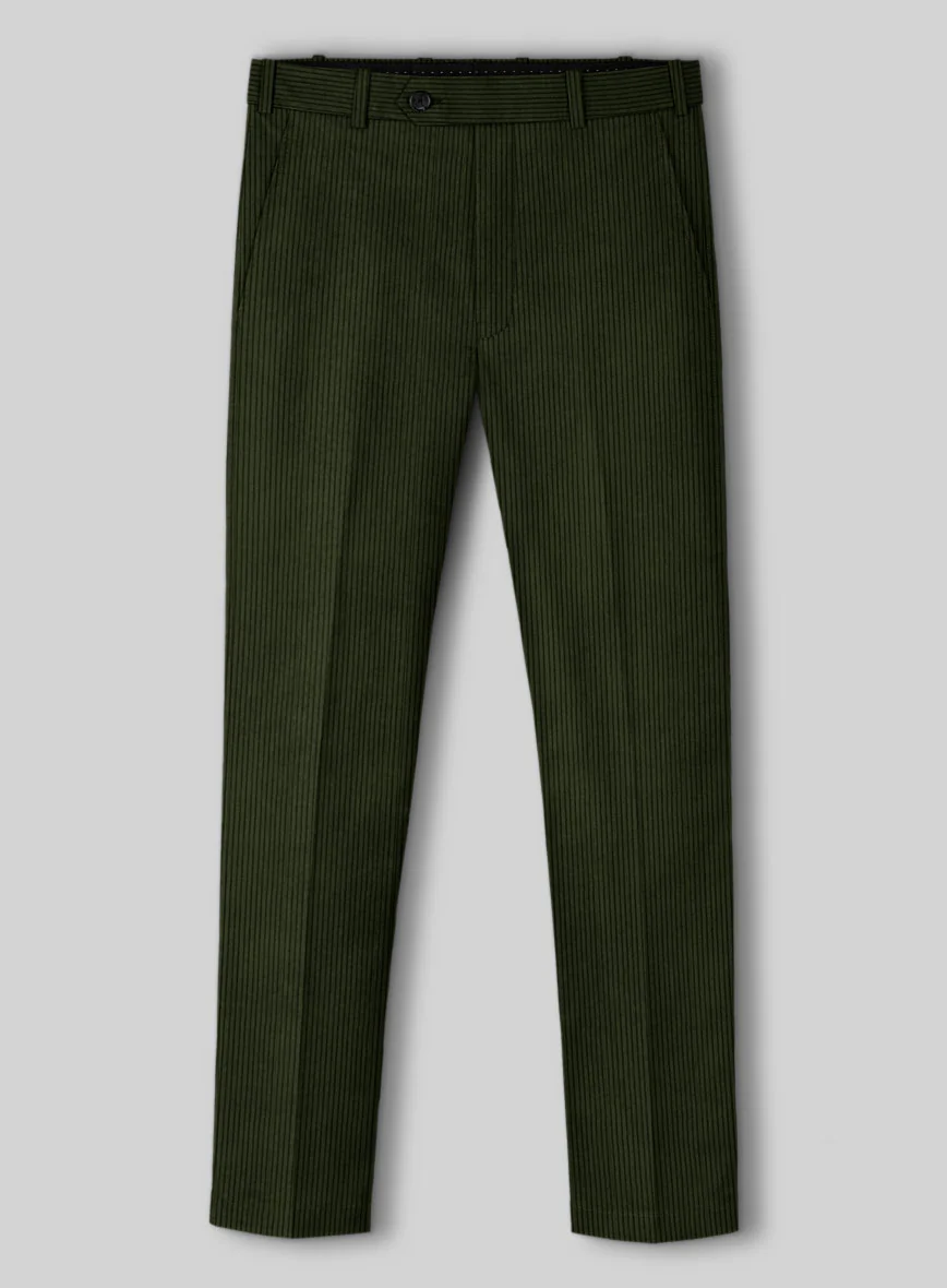 Olive Green Corduroy Suit - Image 5