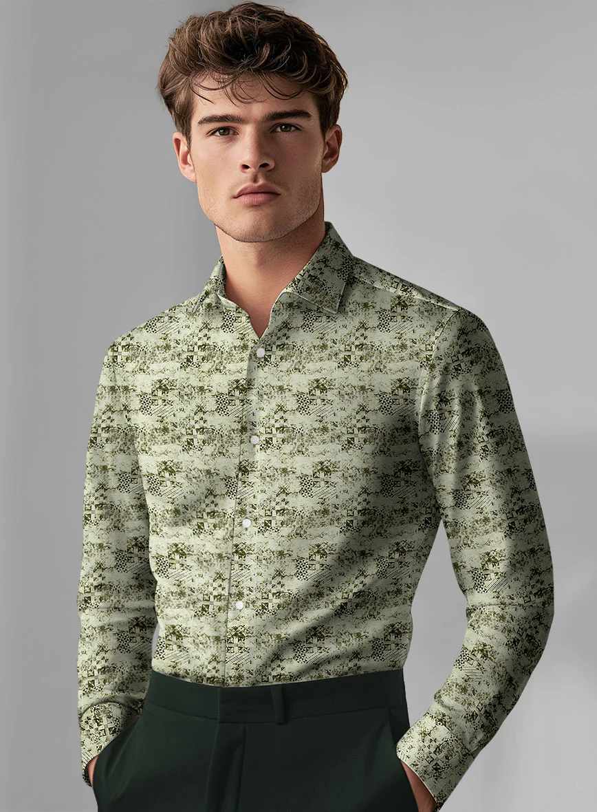Olivequilt Cotton Shirt - Image 2