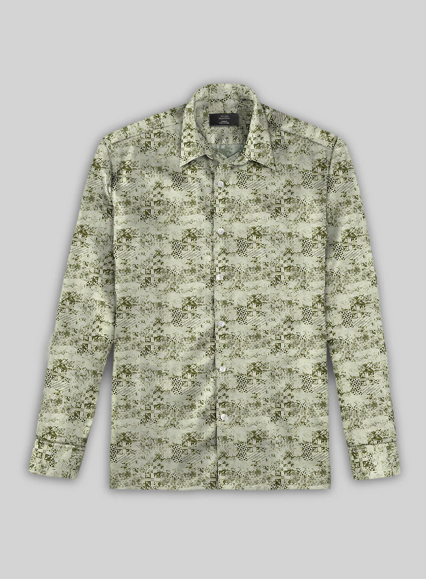 Olivequilt Cotton Shirt - Image 3