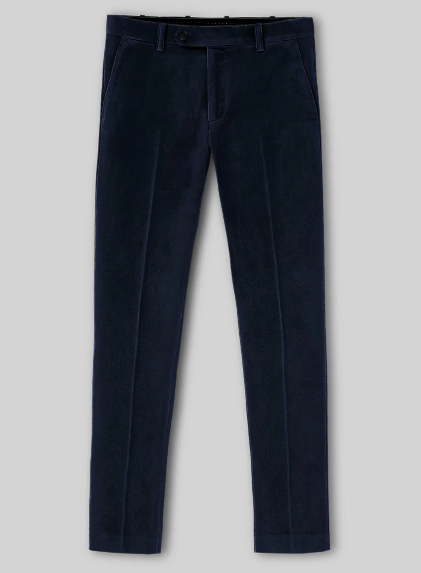 Orion Blue Velvet Pants - Image 2
