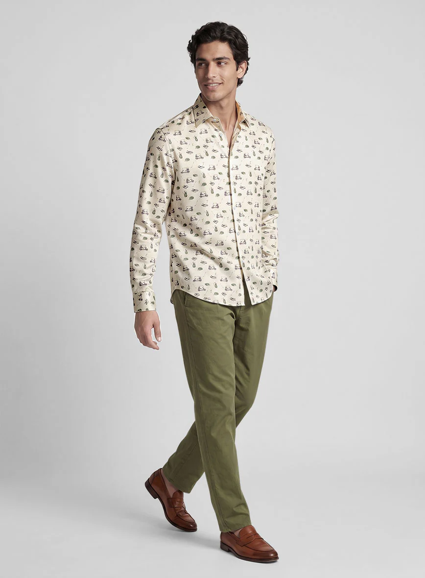 Orsenio Silk Cotton Shirt - Image 4
