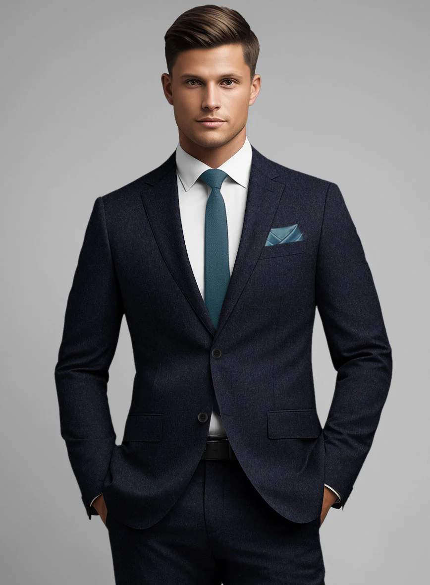 Oxford Blue Cashmere Jacket - Image 2
