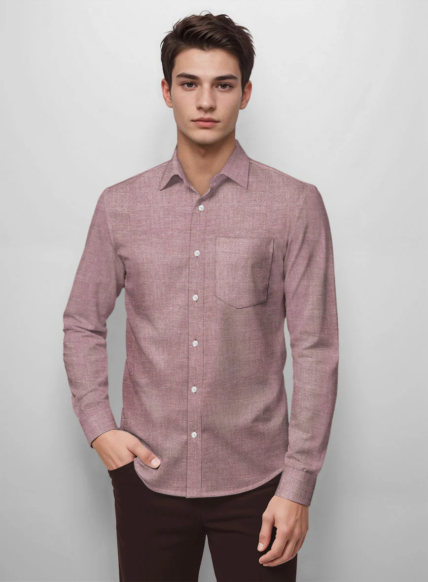 Oxmaroon Classic Cotton Shirt - Image 2