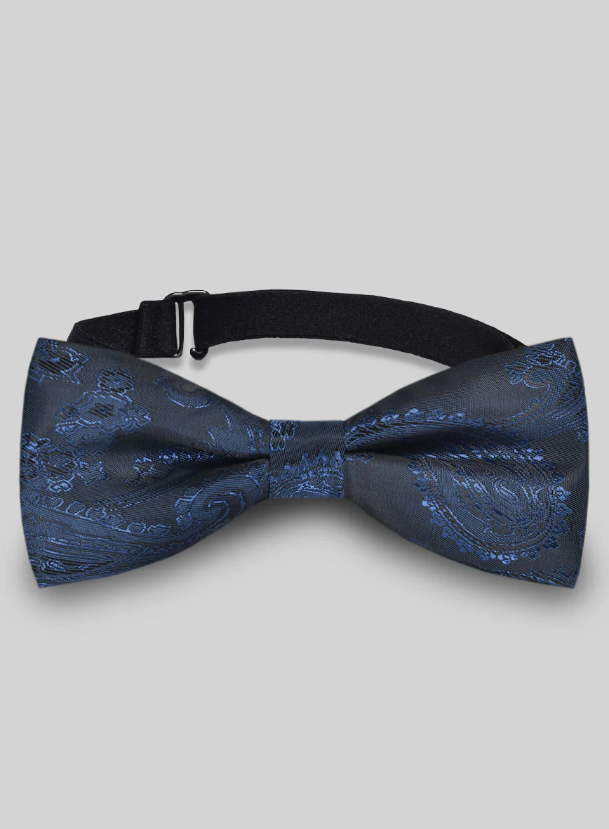 Paisley Bow - Blue - Image 2