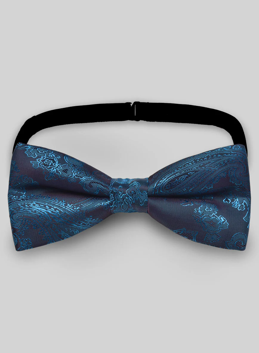 Paisley Bow - Royal Cyan - Image 2