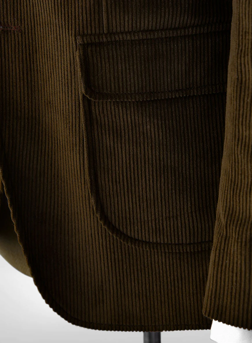 Patch Pockets Corduroy Jacket - Image 3