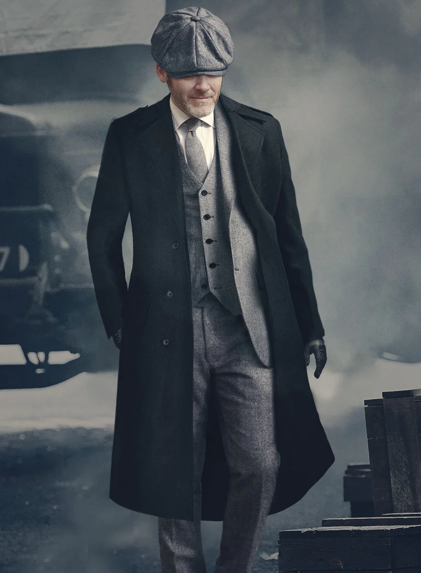 Peaky Blinders Suit - Vintage Gray Tweed - Image 5