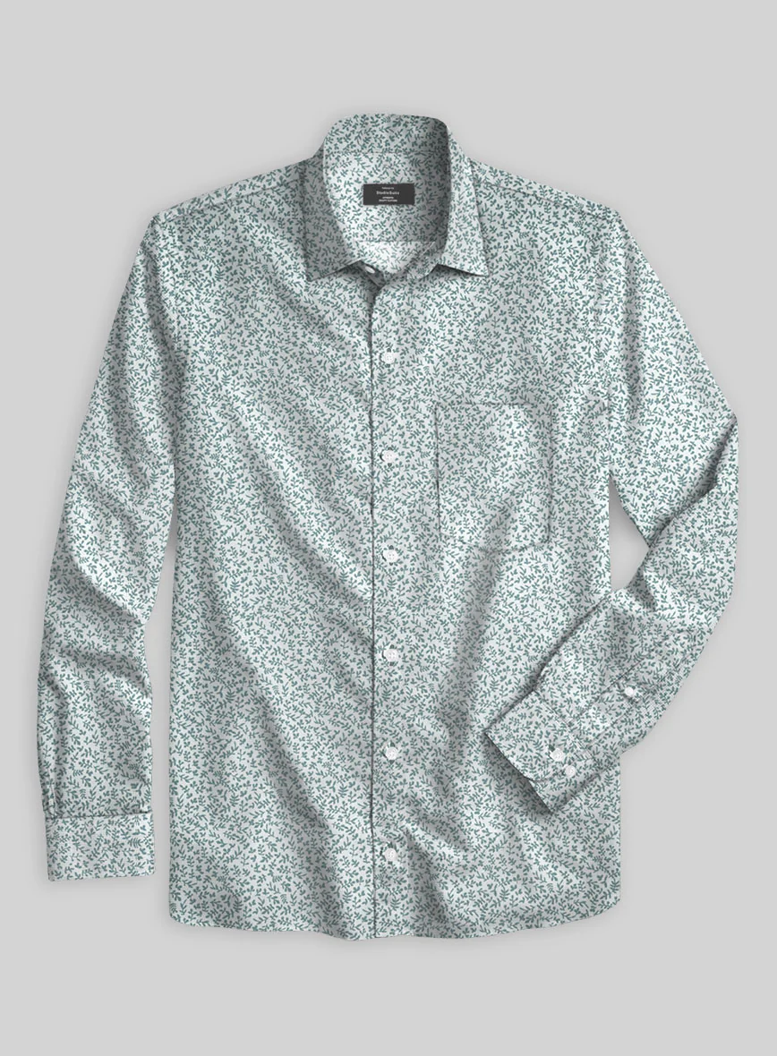 Petite Flora Cotton Lycra Shirt - Image 3