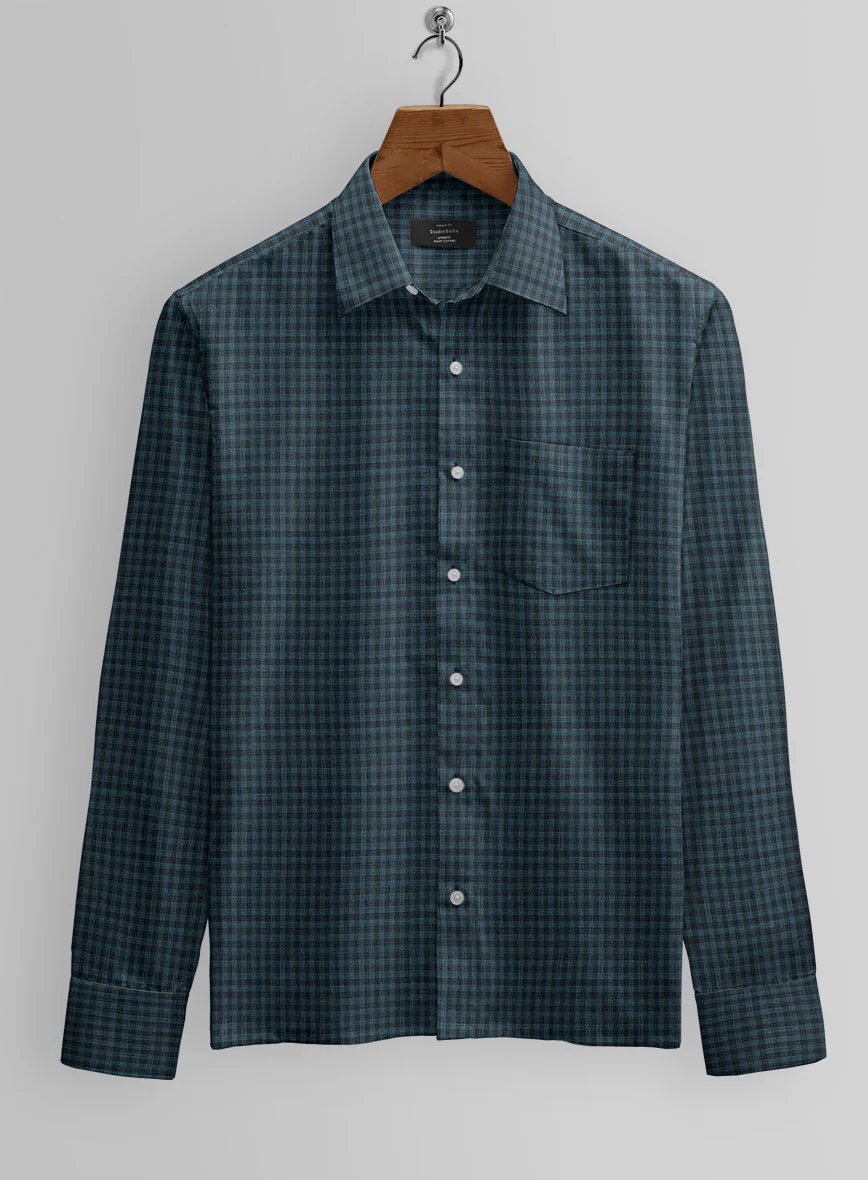 Pifani Checks Wool Shirt - Image 2